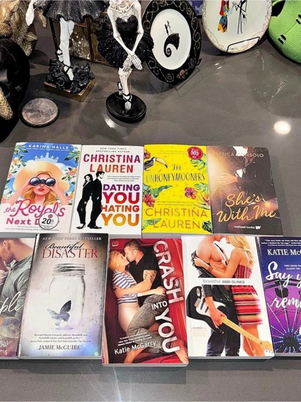 Lot of 9 Brand New Best Selling Paperback Romance Novels